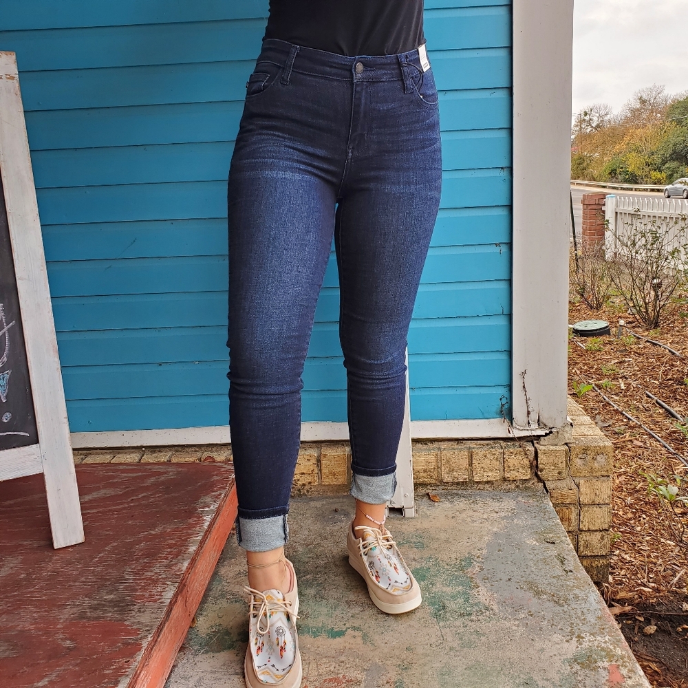 Dark wash judy blue skinny